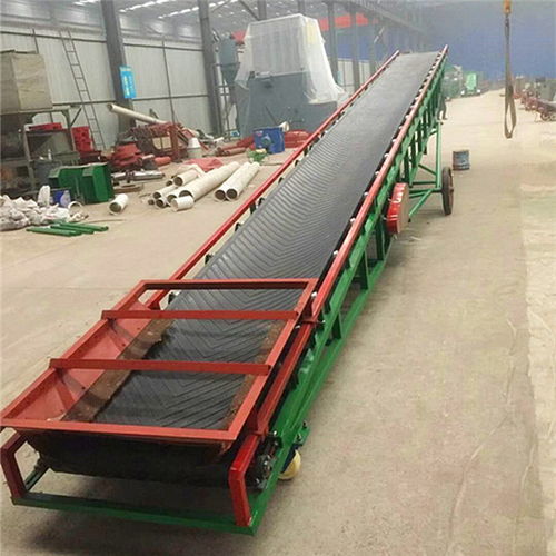 【建筑輸送機械礦山機械皮帶輸送機ljxy大傾角沙石上料用】- 